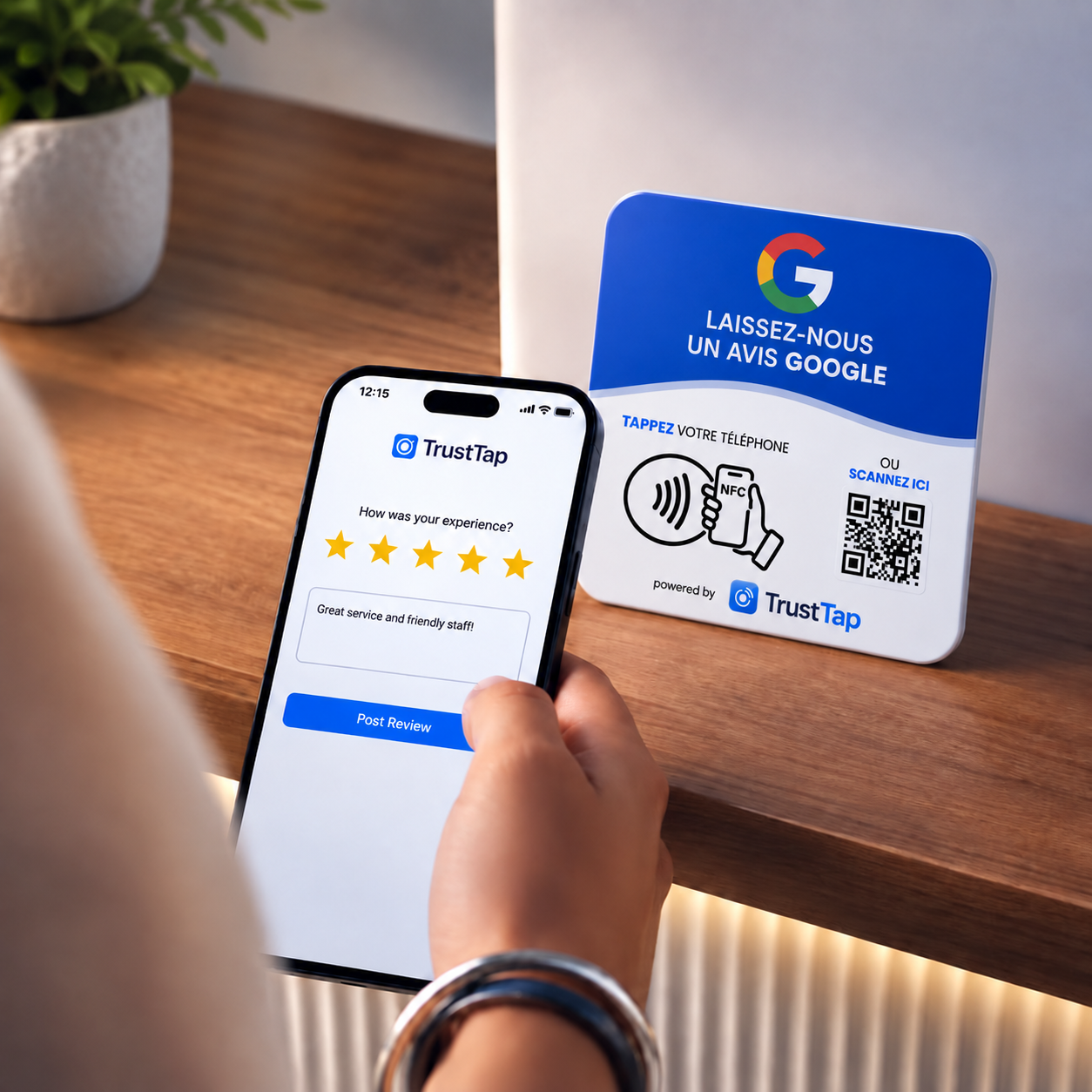 La page Google s’ouvre