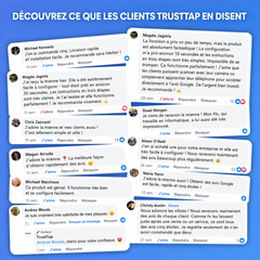 Plaque NFC Facebook — TrustTap